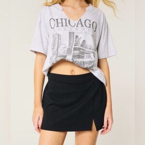 NWOT Hollister Black Ultra HR A-Line Ponte Skort - Size XXS